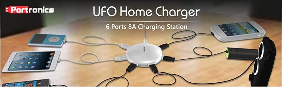 Portronics POR 343 UFO USB Home Charger