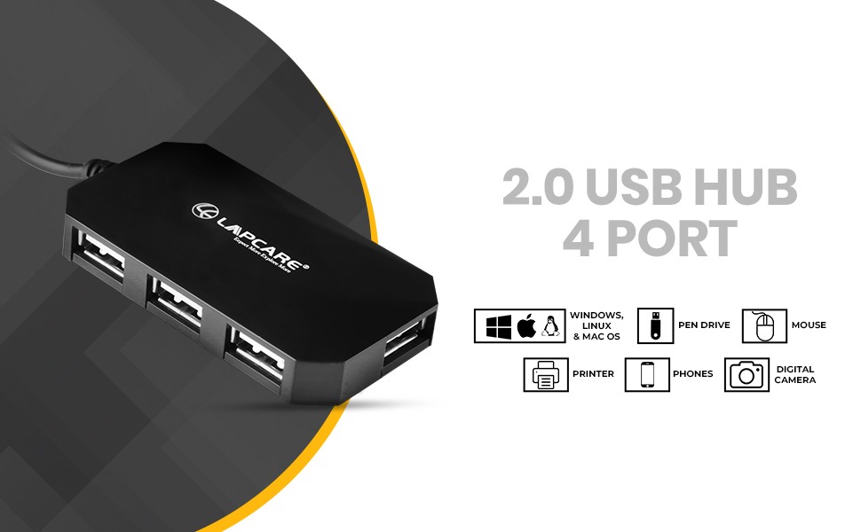 Lapcare USB 2.0 4 port hub